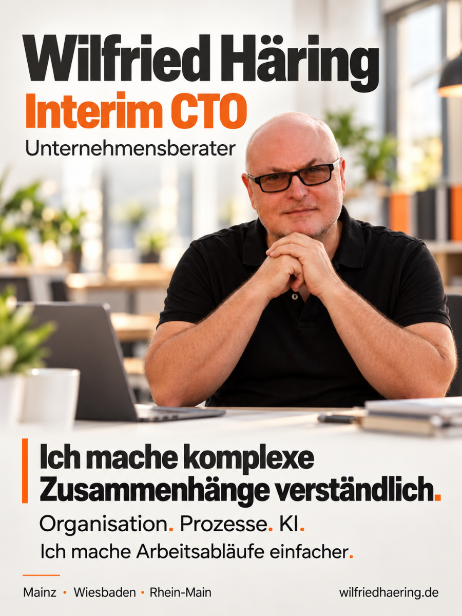 Wilfried Häring – Interim CTO und Unternehmensberater
