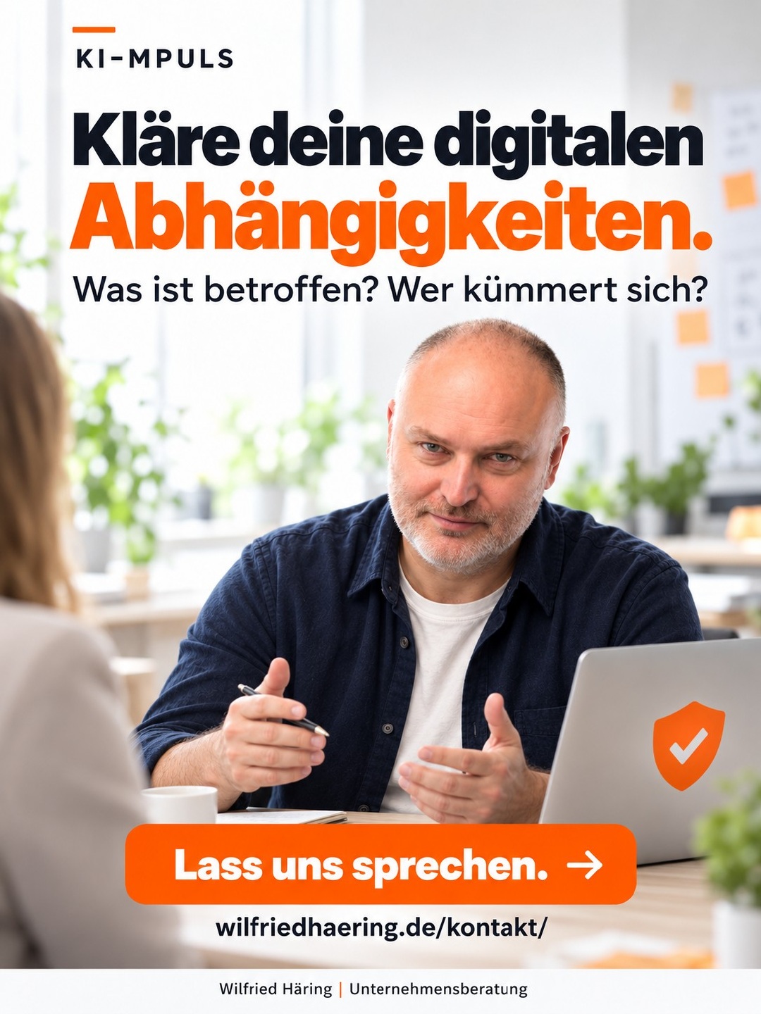 Digitale Abhängigkeiten klären: Kontakt zu Wilfried Häring.